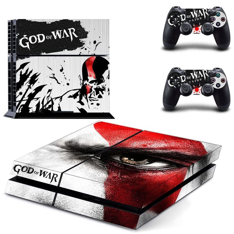 Jogo de Deus melhor da guerra PS4 ou PS5 Skin Stick para PlayStation 4 ou 5 Console e 2 Controllers Decal Vinyl V4129