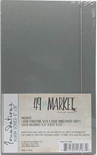 49 e álbum de mercado 6x10 Gray, EUA: tamanho único