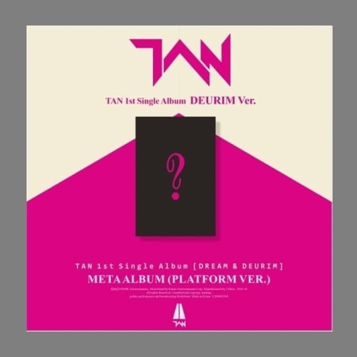 Tan Dream & Deurim 1º Álbum Single Meta Plataforma Deurim Version Card Holder+PVC PhotoCard Album+Livro de Acordeão+Fotocard+Rastreamento