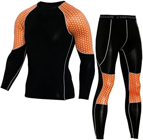 2PCS Men Sportswear Seisless Yoga Conjunto, traje de ginástica esportiva, roupa de fitness de treino de roupas de corrida