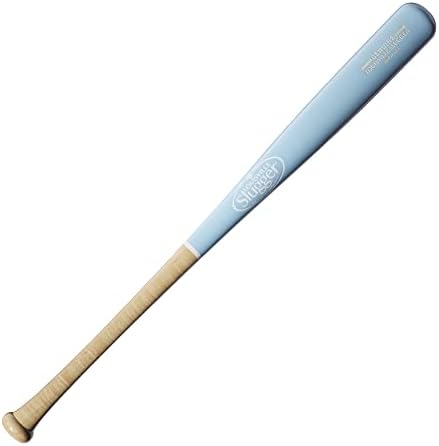 Louisville Slugger Mix genuíno inacabado Bat de beisebol azul claro