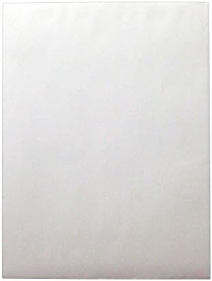 9 x 12 envelopes brancos, planos abertos, liso, casca e palito, white wove, 500/caixa