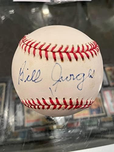 Bill Jurges Cubs Braves Single Signed Baseball JSA Rare - Bolalls autografados