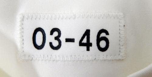 2003 Pittsburgh Steelers 59 Jogo emitiu White Jersey 46 DP21330 - Jerseys de jogo NFL não assinado usada