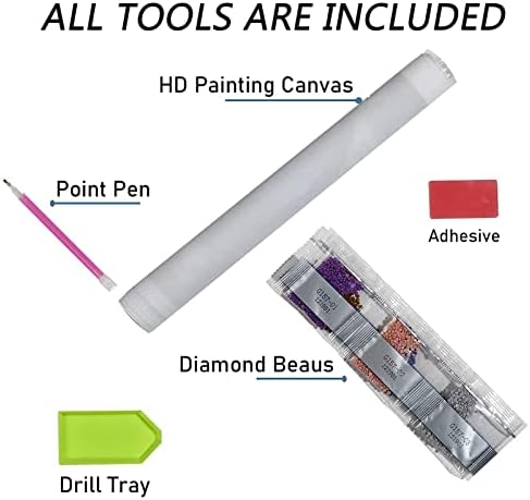 Kits de pintura de diamante Tiger para adultos 5d Diamond Art Painting Diy Full Drill Crystal Rhinestone Arts e Crafts