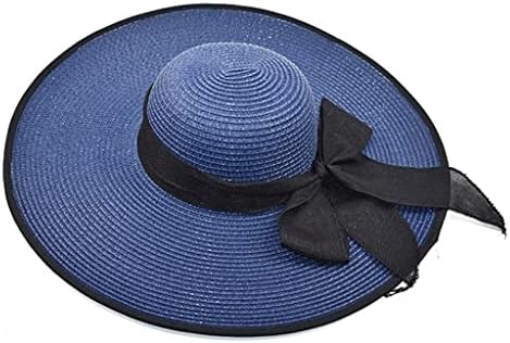 Zsedp Summer Hat Women Big Wide Brim Beach Sun Hat Hat Bohemia Cap