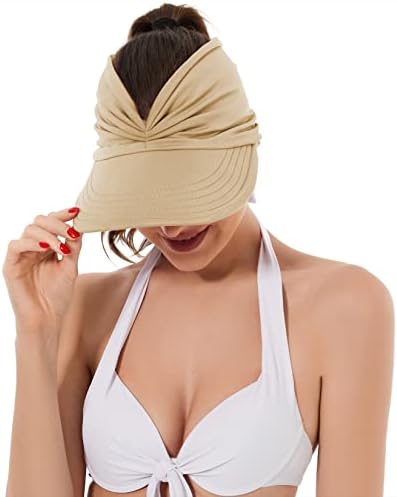Century Star Sun Hat for Women UV Protection Sun Visor Summer Summer Wide Brim Athletic Beach Golf Cap Hats Womens Hats