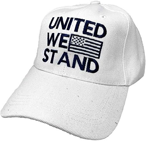 Marca de pato preto bordado patriótico United nós permanecemos ajustáveis ​​de chapéu de beisebol/boné