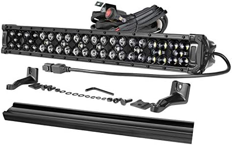 Offroadtown 20 '' 350W LED Light Bar com arnês de fiação e capa preta Off Rota Driving Luz IP68 Impermeável LED LUZ LUZ