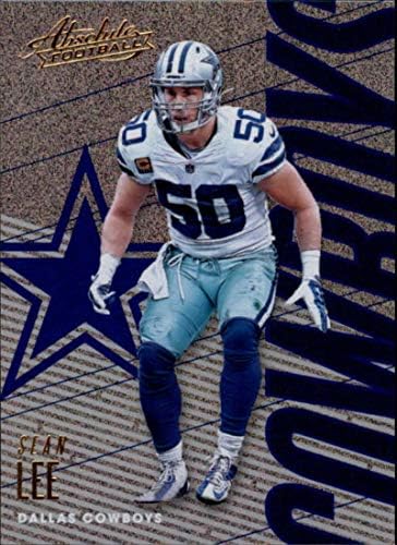 2018 Absolute Football Spectrum Blue #28 Sean Lee Dallas Cowboys NFL NFL Trading Card feito por Panini