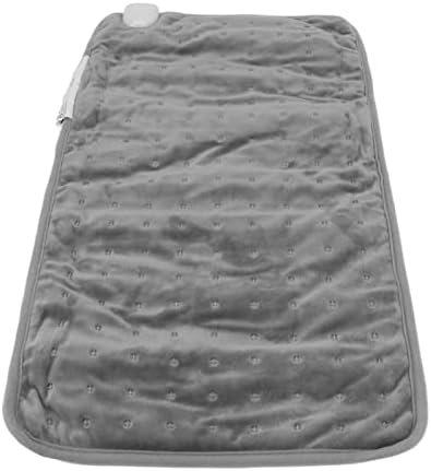 Cobertor aquecido, almofada de aquecimento elétrico alivia a dor automática de alimentação suave lavável para as costas