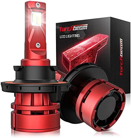 Torchbeam T2 H13/9008 Kit de lâmpadas LED, lúmens de 16000 lúmens 6500k lâmpadas de reposição super brilhantes, plugue