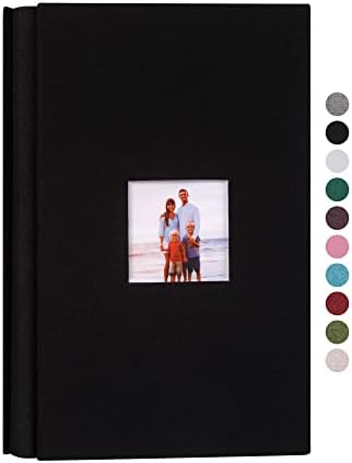 Mublalbum pequeno álbum de fotos 4x6 200 fotos de capa de linho livro fotográfico com 200 bolsos horizontais para o casamento