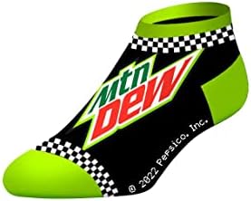 CrazyBoxer Socks Mountain Dew Logo e Race Low Cut Meocks