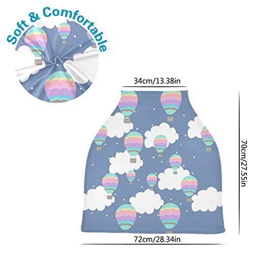 Imprimir? Balão Baby Car Seat Covers-Baby Seat, lenço de amamentação, Canopy de banco de carro multiuso, para bebês