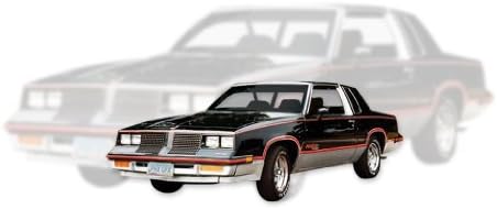 Oldsmobile 1983 Hurst/Olds Decals & Stripes Kit - Silver/Red