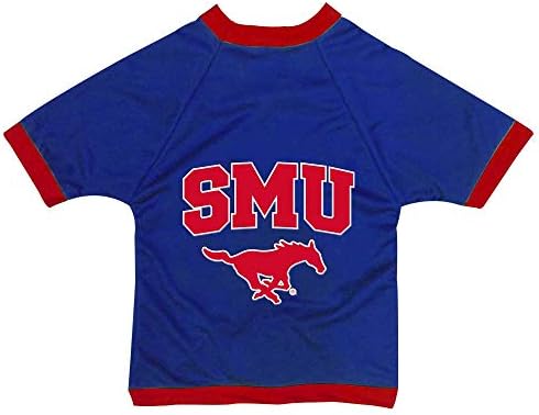 NCAA SMU Mustangs Athletic Mesh Dog Jersey