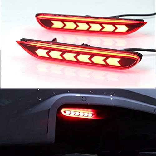 Refletores traseiros de chumbo traseiro de pgone led kit de acessórios para lâmpadas de luz de freio para nissan altima sedan, desonesto, esporte desonesto, infiniti q50 q70 etc.