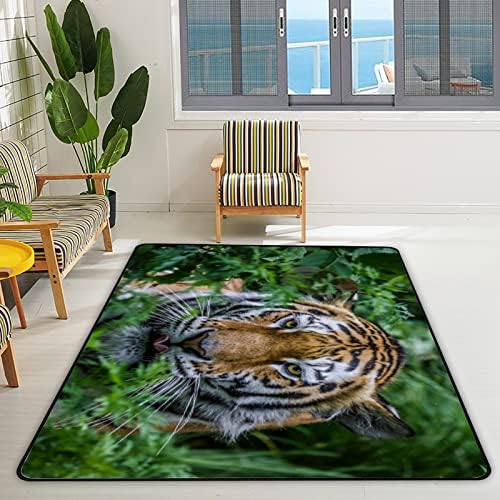 Rastreamento de carpete interno brincar de tapetes de mat amur tigre para sala de estar com berçário educacional