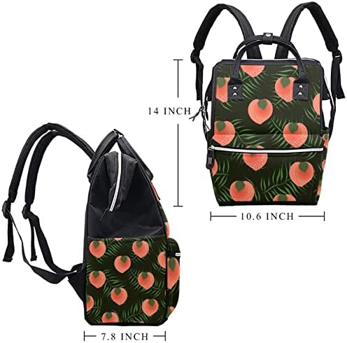Mochila VBFOFBV Backpack, grandes sacos unissex, pacote de viagem de viagem multiuso para os pais de mães, Animal Orange Cat