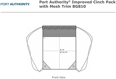 Autoridade de porto Autoridade de poliéster Microfiber pacote de malha de pacote - chili vermelho bg810 o/s
