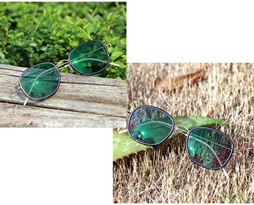 Óculos de leitura fotochrômica rxbfd, óculos de sol confortáveis ​​de moldura de metal completa retro, adequados para homens e
