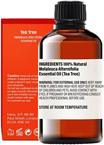 Óleo de incenso para óleo de pele e tea árvore para o conjunto de pele - de óleos essenciais de grau terapêutico puro Conjunto