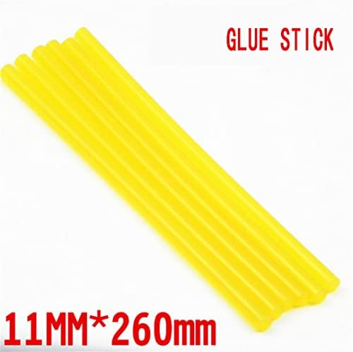 Owles 20pcs amarelo cola quente palitos de cola quente cola para cola para pistola de cola 7 mm x 250 mm