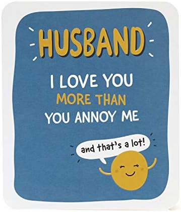Cartão de aniversário do marido - cartão de aniversário engraçado para o marido - cartão de aniversário para ele - piada cartão
