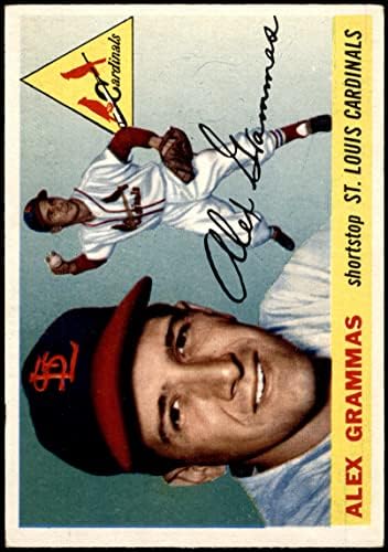 1955 Topps # 21 Alex Grammas St. Louis Cardinals Ex Cardinals
