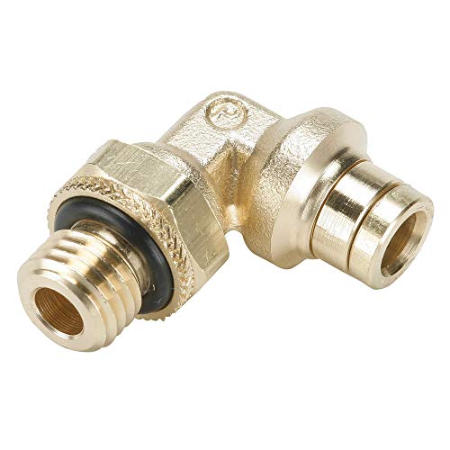 Parker Hannifin 169pmtns-8-M22-PK20 Cotovelo masculino para encaixe de pré-estomático ajustável métrico, tubo de push-to-cone de 1/2