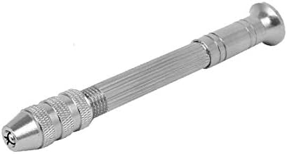X-Dree 90mm de comprimento de boca única dois coletes de 2 lados pino de mão tonalidade de mão prateada (boca larga