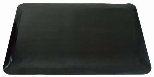Menda 35999 Borracha Anti-fada Fatiga tapete, para áreas úmidas ou secas, 3 'largura x 5' comprimento x 1/2 de espessura, preto