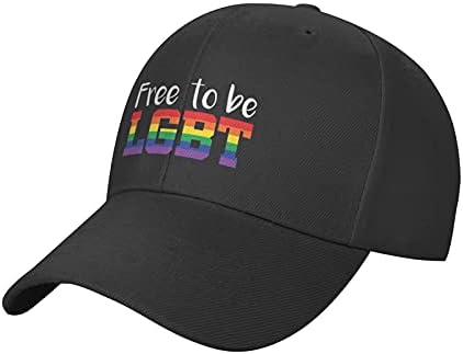 LGBT Rainbow Baseball Cap Gay Pride Trucker Hat Love Is Love Ajustável Ajuste do estilo unissex para homens e mulheres adultos