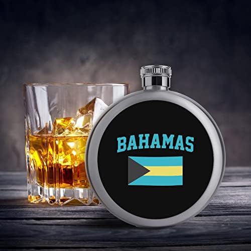 Bahamas Flag Jug Round Liquor Flask fofo de uísque balas