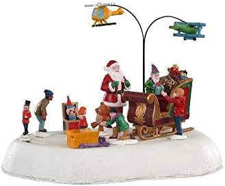 Lemax 04723 Jolly Toys Santa & amp; Acessório infantil da aldeia, multicolorido