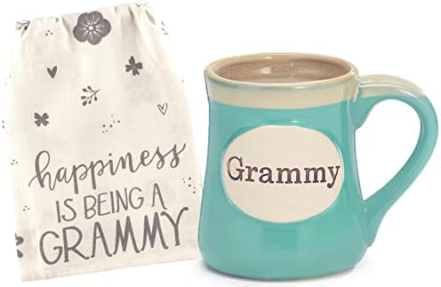 Conjunto de presentes de caneca de café Grammy com Grammy Sign Pacote Copo Presentes de Aniversário para Grammy avó avó