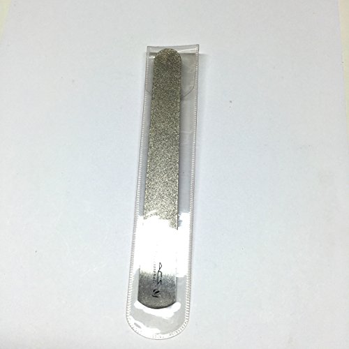 Sapphire Aço inoxidável Diamond Sapphire Nail File para limpar a unha após corte ou aparar a qualidade profissional Macs-0786