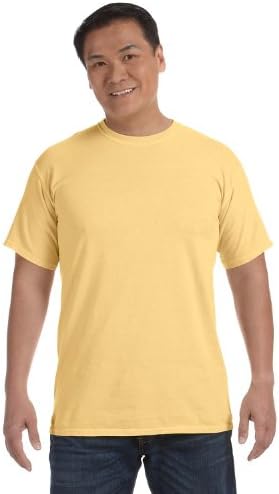 Cores de conforto 6.1 oz. Camiseta tingida por roupas de anéis