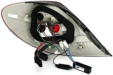 Lâmpada traseira de montagem leve 1 par de motorista e lateral do passageiro LED LED LUZES DE FUMO DE VIDRO CLARO