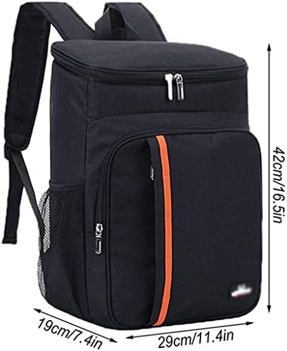 Seijy 18L ISLOLER RECLER BACKPACK Thermal Lunch Food Picnic Bag Tote Tote Big Capacidade Prove de vazamento Pacote de armazenamento de bebidas