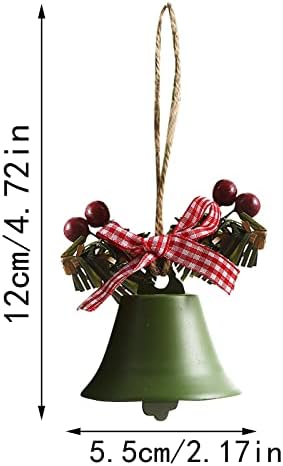 Christmas Bell Decoration Pendant Christmas Tree Decoration Pendant Christmas Bell Holding Beads for Doorways