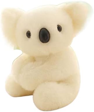 Simulação de pelúcia ssxgslbh koala travesseiro de brinquedo de brinquedo de brinquedo zoo animal simulação de pelúcia de brinquedo para boneca de aniversário decoração caseira decoração