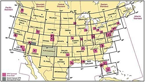 Gráfico da FAA: VFR Seccional Chicago Schi