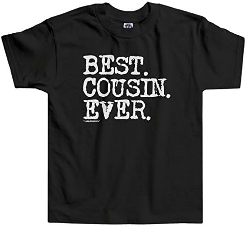T-shirt de Melhor Cousin para Cousin para meninos de threadrock