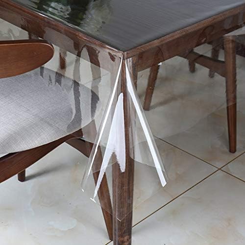 Mesa de cozinha Conjunto para 8 mesa de capa de protetor transparente mesa de mesa transparente de toque de mesa