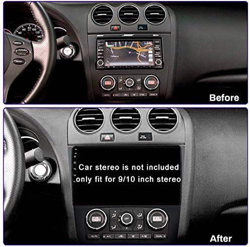 Quadro de rádio de carros de 10,1 polegadas para Nissan Teana Auto 2008-2012 DVD GPS Navi Player Painel Dash Kit